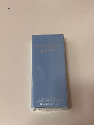 #ad Dolce amp; Gabbana Light Blue 3.3 3.4 oz Women’s Eau de Toilette Spray NEW SEALED