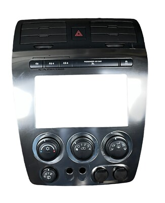 #ad 2006 2010 Hummer H3 Dash Air Vent Radio Climate Control Chrome Panel Bezel OEM