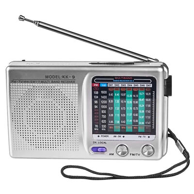#ad AM FM SW Portable Radio Operated for Indoor Outdoor amp; Emergency Use Radio with