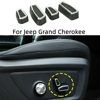 #ad 4x Front Seat Adjust Switch Cover Trim For Jeep Cherokee Grand amp; Jeep Cherokee