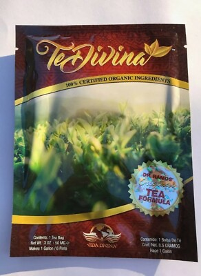 #ad Vida Divina TeDivina Detox Tea All Organic Healthy Cleansing Formula.