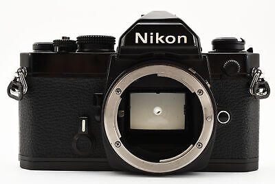 #ad Near MINT Nikon FM Black 35mm SLR Film Camera Body From JAPAN