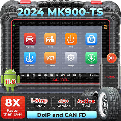 #ad 2024 Autel MaxiCOM MK900TS MK900 TS Full TPMS Diagnostic Scanner Up of MX808S TS