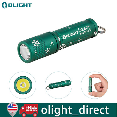 Olight i3E Green EOS 90 Lumen Keychain light Small EDC Flashlight Christmas Gift