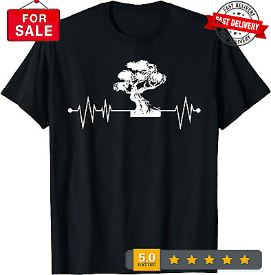 #ad #ad Bonsai Tree Heartbeat Tray Planting Miniature Tree Artist T Shirt