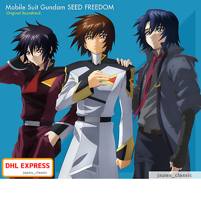 #ad MOBILE SUIT GUNDAM SEED FREEDOM ORIGINAL SOUNDTRACK CD JAPANESE 4580547060447