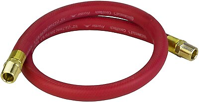 #ad PneumaticPlus Red EPDM Synthetic Rubber Air Water Hose For Air Compressor 300psi