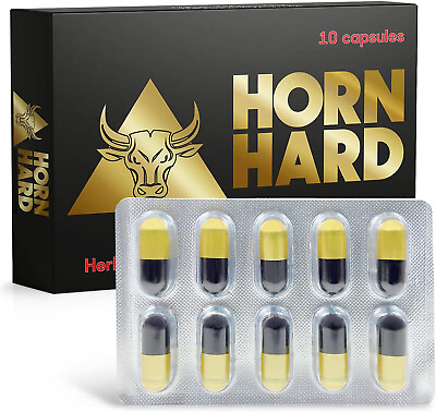 #ad #ad HORN HARD Male Herbal Vitality Supplement 10 Pills