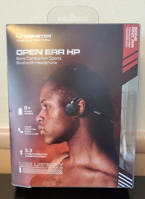 #ad MONSTER Open Ear HP Conduction Sports Bluetooth Headphones