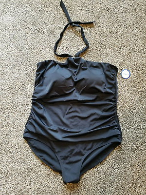 #ad swimsuits for all One Piece Black Swimsuit Women#x27;s Size 24 NEW