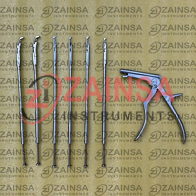 #ad Spine Surgery Rongeur Straight and Angled Interlaminar Spine Endoscopic Set 18cm