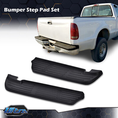 #ad Fit For 99 07 Ford F series Super Duty LeftRight Rear Bumper Step Pad Set