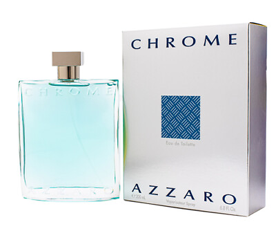 #ad Chrome by Azzaro 6.7 6.8 oz EDT Cologne for Men New In Box