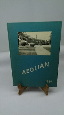 #ad 1959 Aeolian High School Yearbook Garrett High School Garrett Indiana