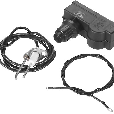 #ad 36quot; Push Button Ignition Ignitor Kit 2 Outlet Ground Wire Igniter Fireplace Pit