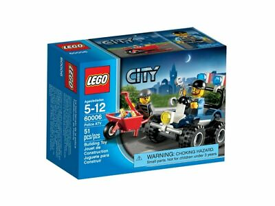 New LEGO City 60006 Police ATV SET 51 pcs age 5 12 SEALED Retired