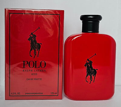 #ad #ad Ralph Lauren Polo Red Men#x27;s Eau de Toilette Spray 4.2oz 125ml Brand New