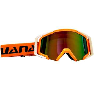 #ad Outrigger Tijuana OTG Motocross Goggle Orange White