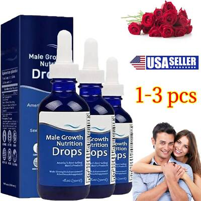 #ad REVITAHEPA Male Growth Nutrition Drops Blue Direction Benefit Drops for Men