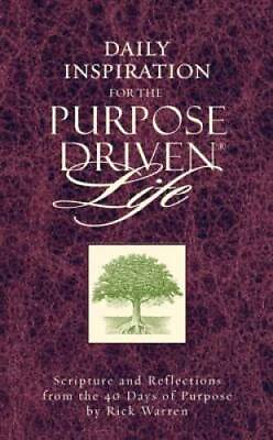 #ad Daily Inspiration for the Purpose Driven Life: Scriptures and Reflections GOOD
