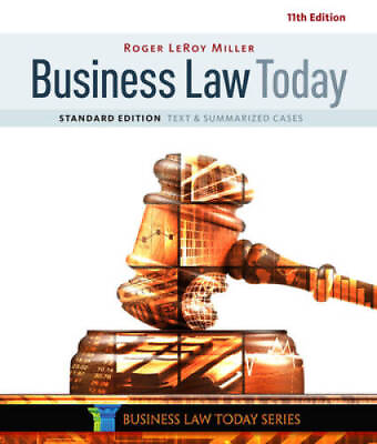 #ad Business Law Today Standard: Text amp; Summarized Cases Hardcover GOOD