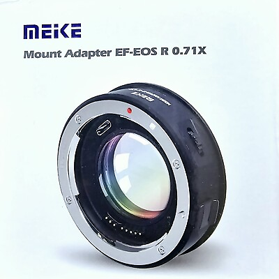 #ad OPEN BOX Meike 0.71x Speedbooster EF Mount Auto Focus Lens to Canon RF Adapter