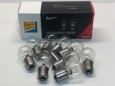 #ad 10 Pack 1156 Clear Tail Signal Brake Light Bulb Lamp FAST USA Shipping