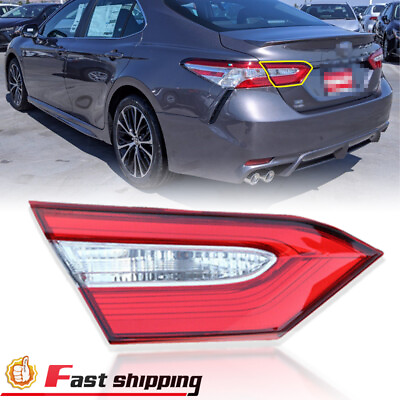 #ad Fits 2018 19 2020 Toyota Camry Left Rear Trunk Tail Light Lamp Inner Driver Side