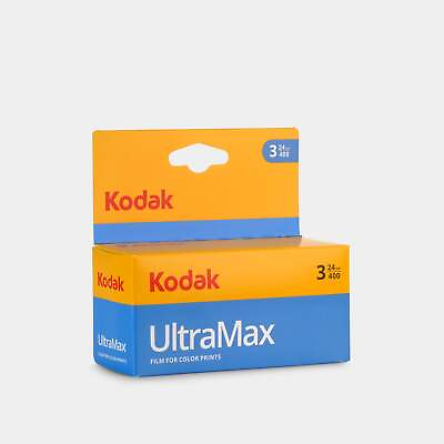 #ad Kodak UltraMax 400 Color 35mm Film 24 Exposures 3 Pack