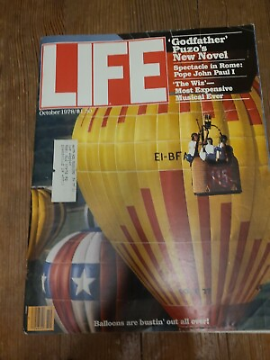 #ad LIFE OCTOBER 1978 BALLONS ARE BUSTIN OUT ALL OVER MAGAZINE RARE VTG