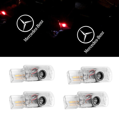 4PCS LED Courtesy Door Light Logo Projector for Mercedes Benz W251 W164 X164