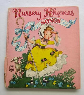 #ad Vintage Childrens Cozy Corner Book NURSERY RHYMES AND SONGS Corinne Malvern