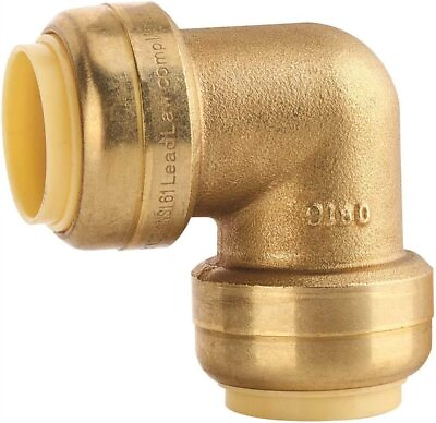 #ad Premier Brass Push On Fit Elbow 2 PACK 1 In.X 1 in. Lead Free Plumbing Pex