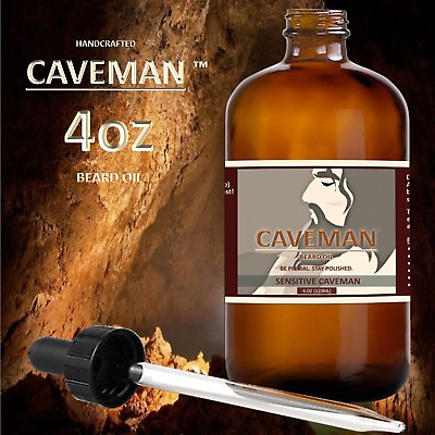#ad Caveman™ Beard Oil for Men Grooms Beard Mustache boosts hair growth. 4oz