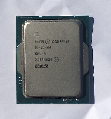 #ad Intel Core i5 12400 Desktop Processor With HeatSink