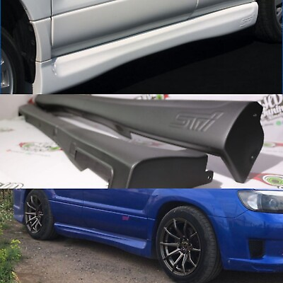 #ad STI side skirts for subaru forester SG 2005 2007