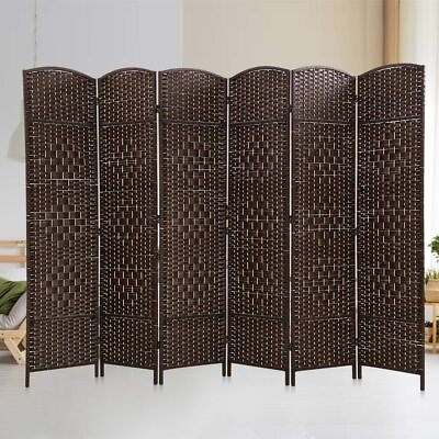#ad 4 6 8 Panel Room Divider Folding Privacy Wooden Screen Partition Wall Divider