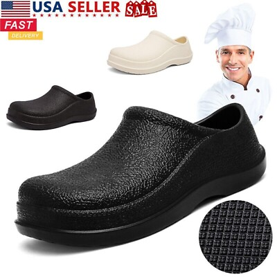 #ad Shoes Resistant Work Oil Kitchen Men#x27;s Restaurant Skid Non Slip Water Safety