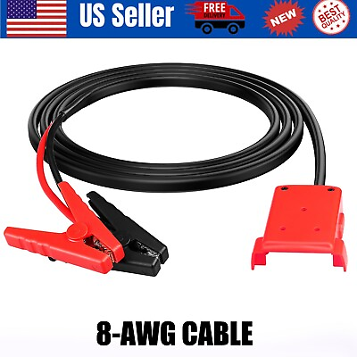 #ad For 18V Milwaukee M18 Jumper Starter 8AWG 6.65FT Cable Tooling Cord Jump Kit