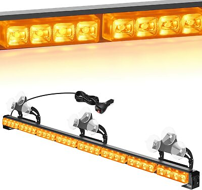 #ad Nilight LED Strobe 32LED Light Bar Amber Safety Warning Beacon Lights Lamp Truck