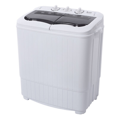 #ad Semi automatic Compact Twin Tub with Built in Drain Pump Cover Washing Machine
