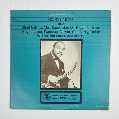#ad Benny Carter 1933 LP Vinyl Record Prestige Historical Series 7643