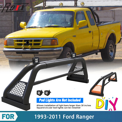 #ad #ad Universal Pickup Roll Sport Bar Chase Rack Bed Bar For 1993 2011 Ford Ranger