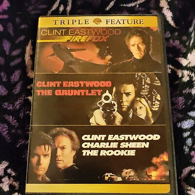 #ad #ad 🔥Firefox The Gauntlet The Rookie Triple Feature DVD NTSC Widescreen🔥