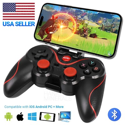 #ad Wireless Game Controller Bluetooth 5.0 Gamepad For Android iOS iPhone Tablet PC