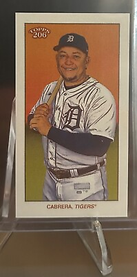 #ad Miguel Cabrera 2023 Topps 206 High Series Mini Piedmont Back Detroit Tigers