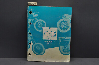 #ad Vintage 1981 Nichols Motorcycle Supply Parts Accessories Catalog Guide Book