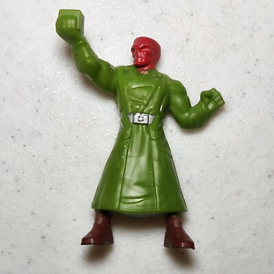 #ad Marvel 500 Series Red Skull Green Brown Micro Figure 2quot; Inch Action