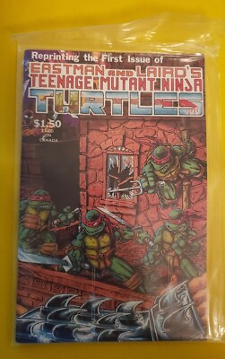 #ad 1985 Reprinting the First Issue Eastman and Laird’s Teenage Mutant Ninja Turtles