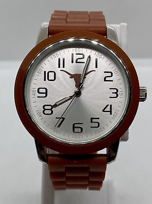 #ad #ad New NOS Mens Watch Fresh Battery Installed Longhorn Steer Logo Dial LG Numbers